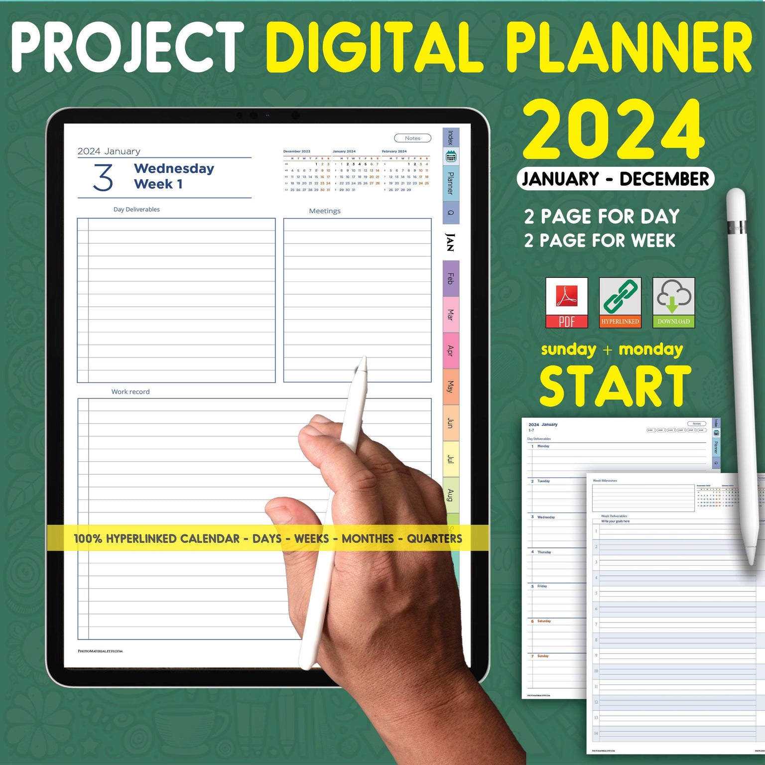 iPad Digital Planner, Best GoodNotes and Notability Notebooks digital ...