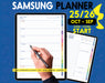 2025-2026 Digital Samsung Notes Planner Template for Android tablet