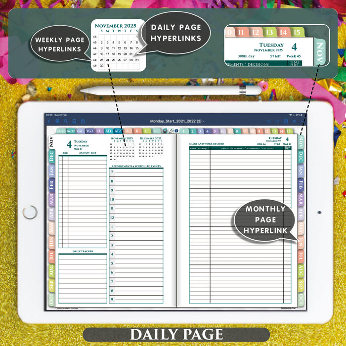 2025 2026 Digital Student Planner for Notability & GoodNotes | PDF Download
