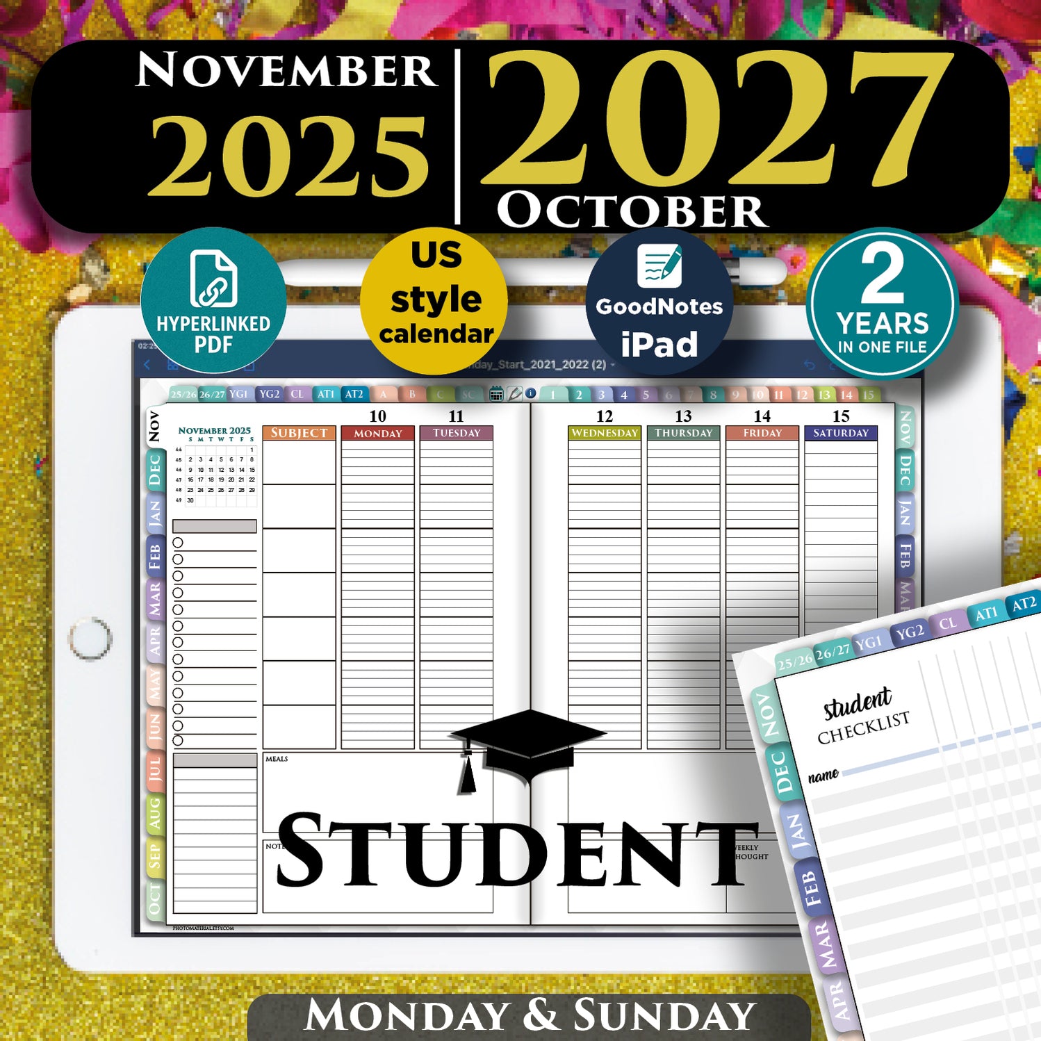 2026 Digital Student Planner for Notability & GoodNotes | PDF Download ...