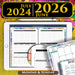 2024-2025 Digital Weekly Planner Pad