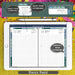 digital hobonichi daily page template for digital planning