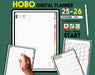 25-26 Vertical Digital Hobonichi Planner | PDF Download