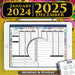 2024 2025 Digital Passion planner | Weekly Plan PDF paperless template