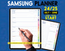 2024 2025 Digital Samsung planner for Android tablet