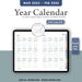 2024 year calendar for digital planning in ipad