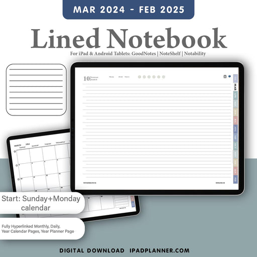 February 2025 Calendar Goodnotes