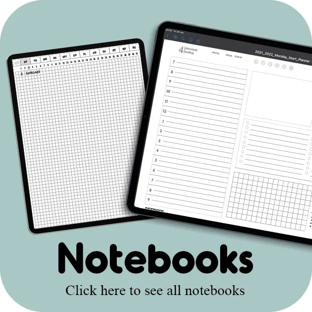 Premium Digital Notebook Templates for GoodNotes and Notability