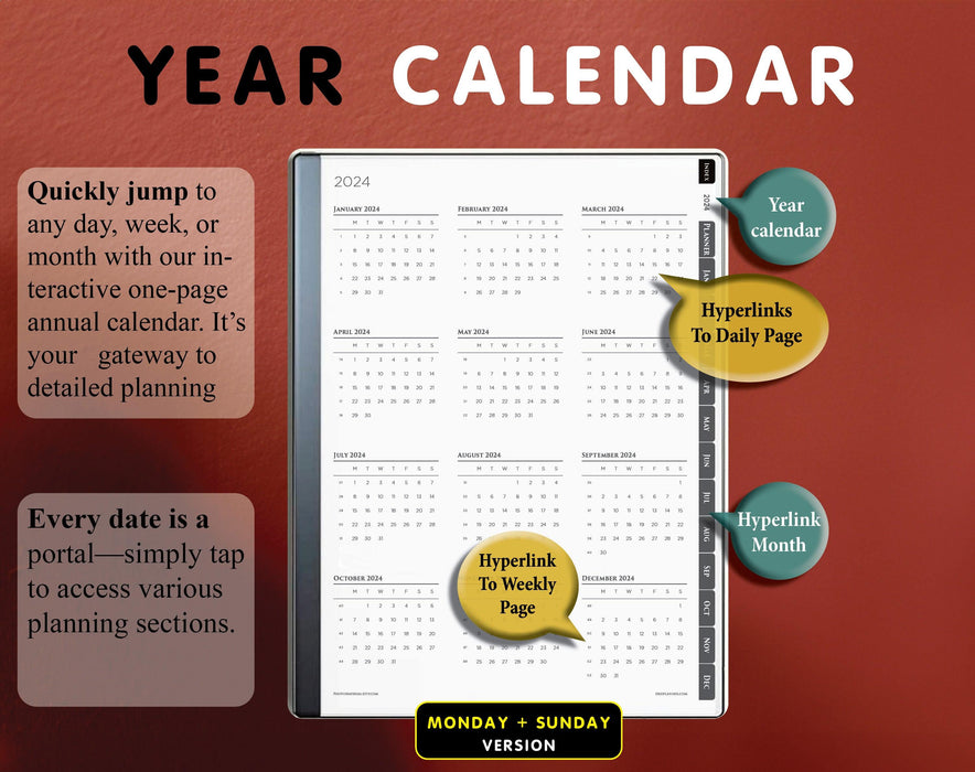 online year calendar 2024