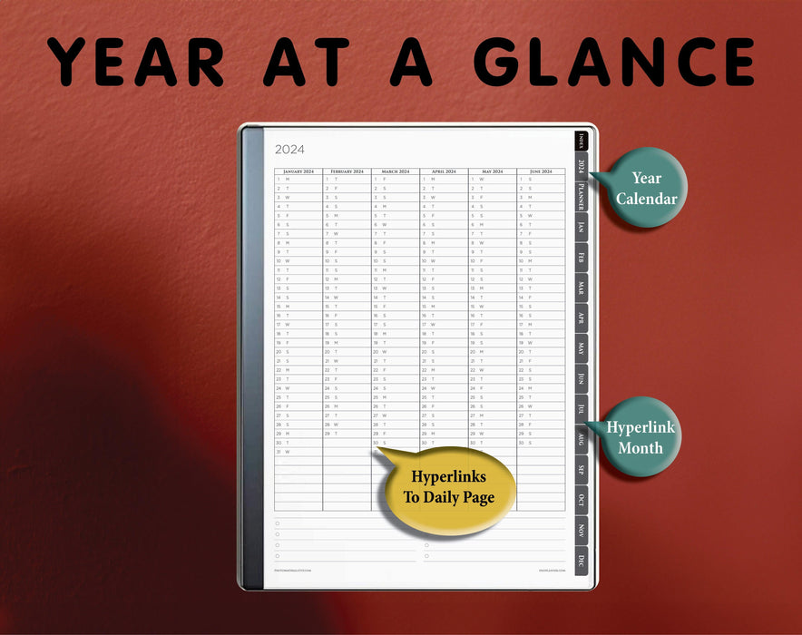 year at a glance remarkable 2 planner