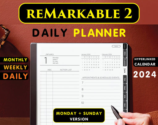 remarkable 2 daily planner