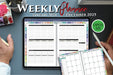 2024 2025 weekly digital planner pad