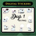 Digital Dog Stickers for Notability