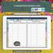 communication log page template for digital planning