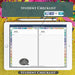 student checklist page template for goodnotes