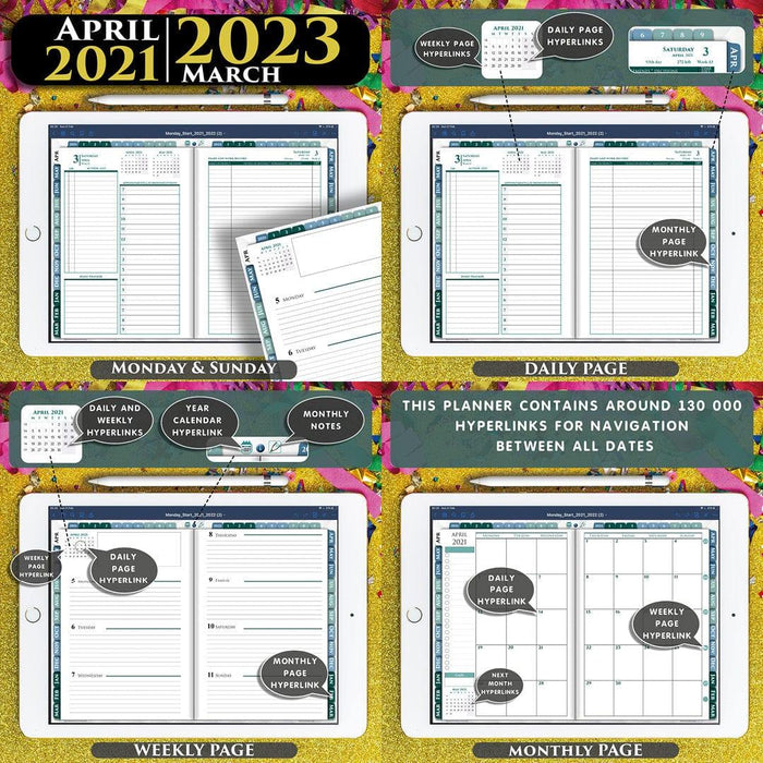 2024 2025 Digital Franklin Planner Bundle. Daily - Weekly Planner.  FREE BONUSES: Covers, Simple Journal, Sticker book, Stickers Set