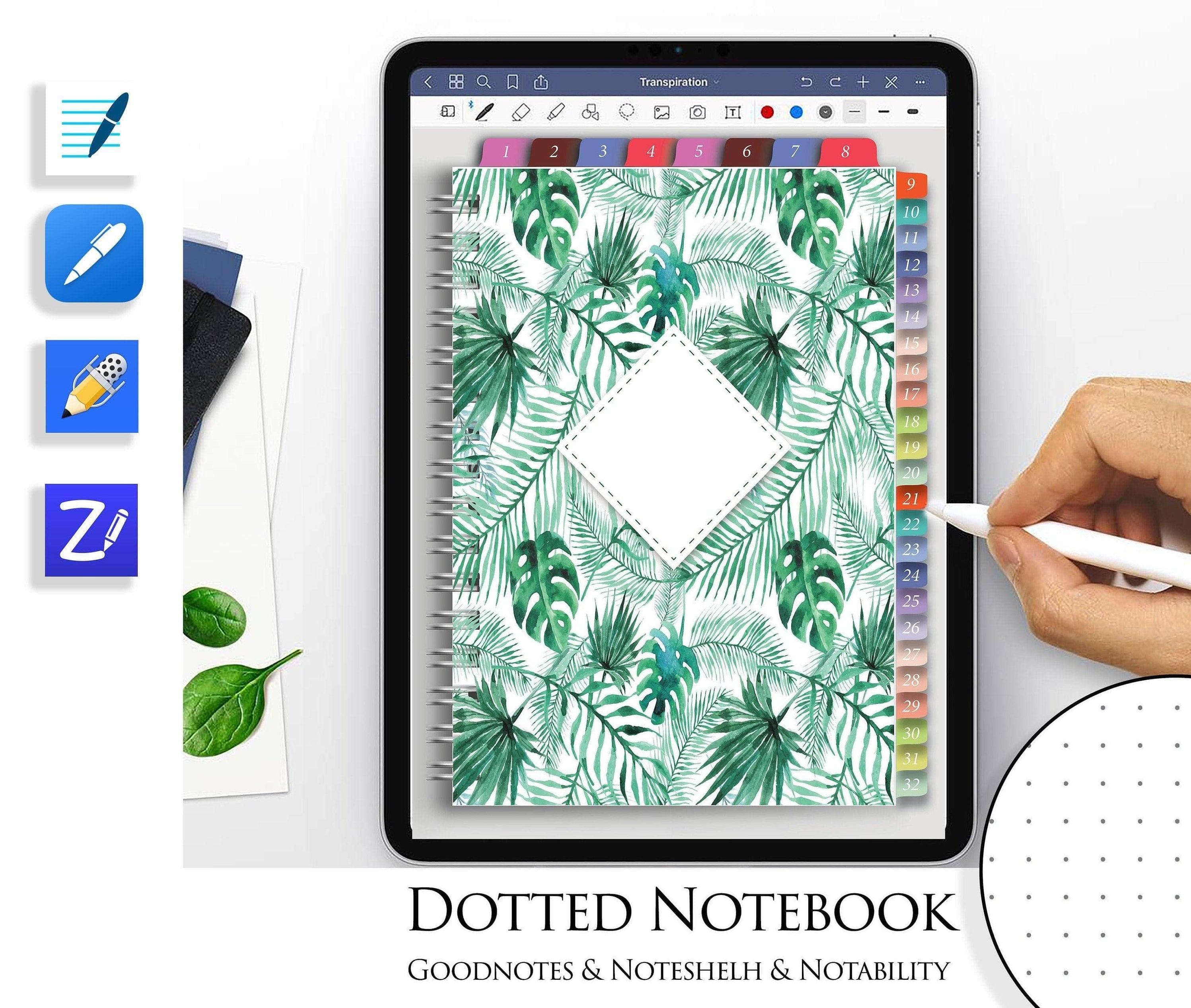 Digital Bullet Journal PDF | GoodNotes Notability Compatible Template ...