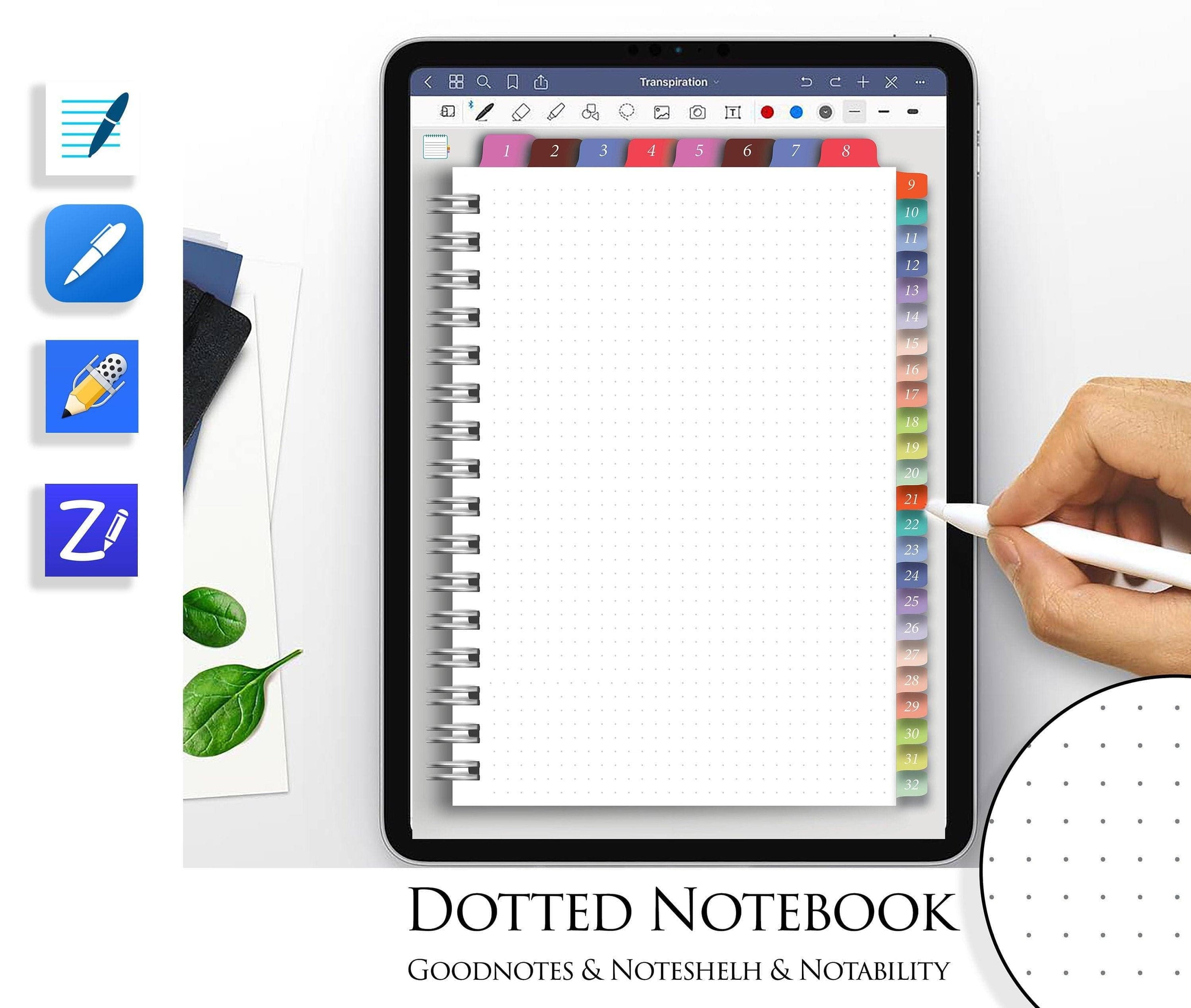 Digital Bullet Journal PDF | GoodNotes Notability Compatible Template ...