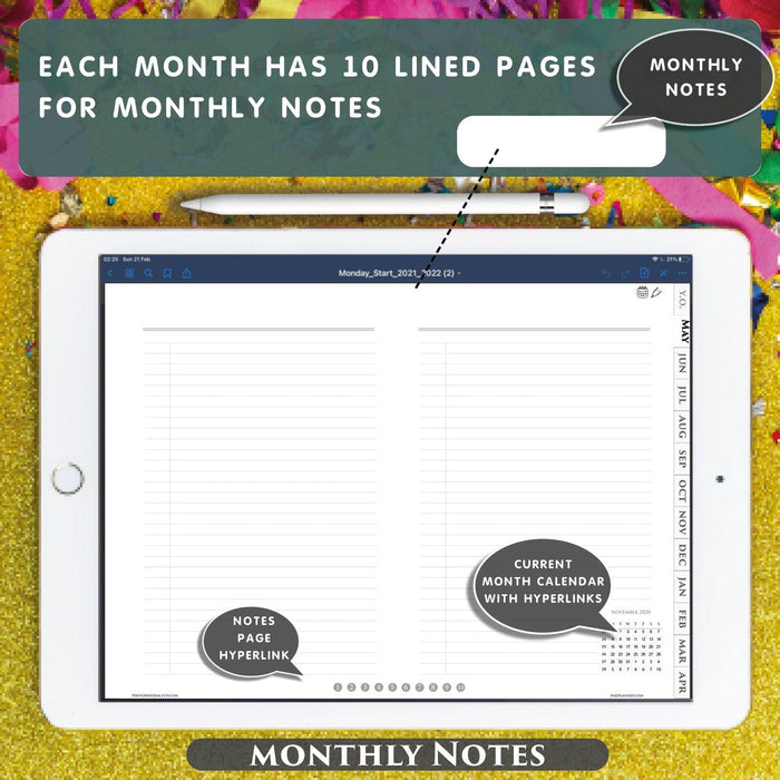 additional lined pages for goodnotes