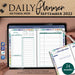 Digital Rainbow iPad Daily Hourly Planner for 2020 2021 2022 - iPad Planner
